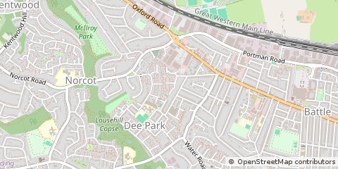 Map of Reading