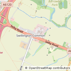 Map of Leeds, West Yorkshire