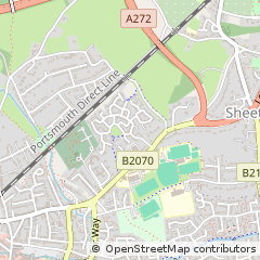 Map of Petersfield, Hampshire