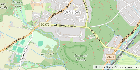 Map of Sheffield