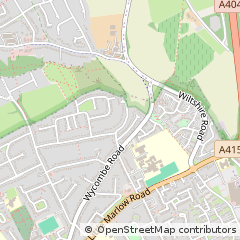 Map of Marlow, Buckinghamshire