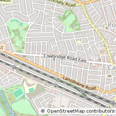 Map of Cardiff