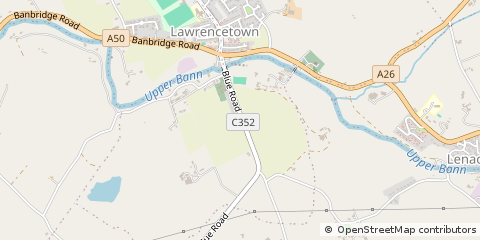 Map of Laurencetown, CO. Down