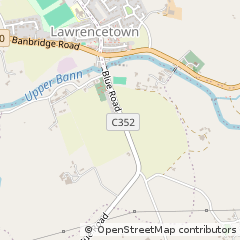 Map of Laurencetown, CO. Down