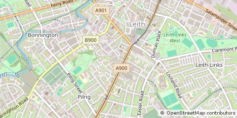 Map of Edinburgh, City of Edinburgh