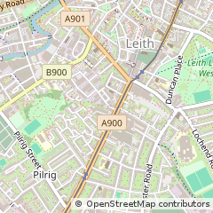 Map of Edinburgh, City of Edinburgh