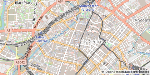 Map of Manchester