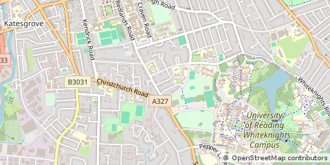 Map of Reading, Berkeshire