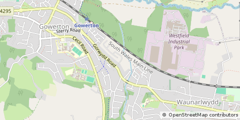 Map of Swansea