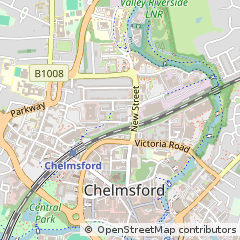 Map of Chelmsford, Essex