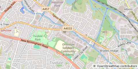 Map of West Midlands