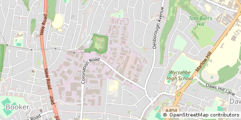 Map of High Wycombe