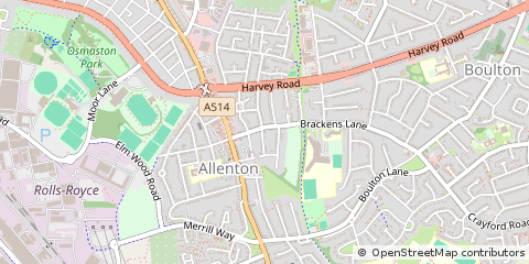 Map of Derby