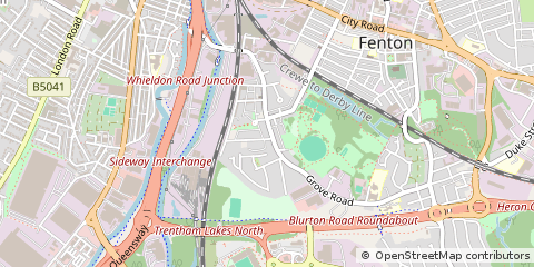 Map of Stoke-on-Trent
