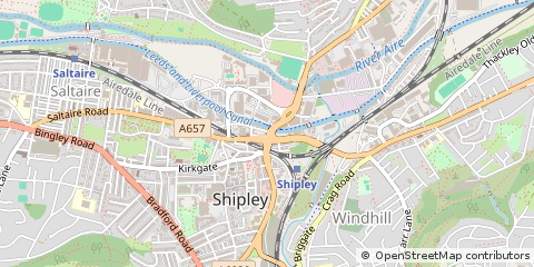 Map of Bradford