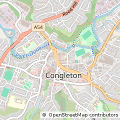 Map of Congleton, Cheshire