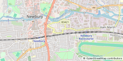 Map of Newbury