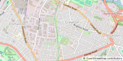 Map of Derby, Derbyshire