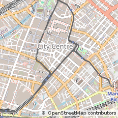 Map of Manchester