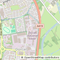 Map of Swindon