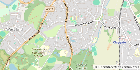 Map of Esher