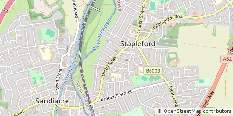 Map of Nottingham