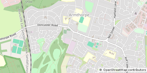 Map of Doncaster