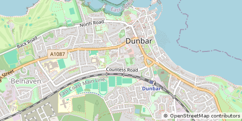 Map of Dunbar