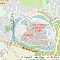 Map of Greenhithe, Kent