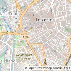Map of Leicester