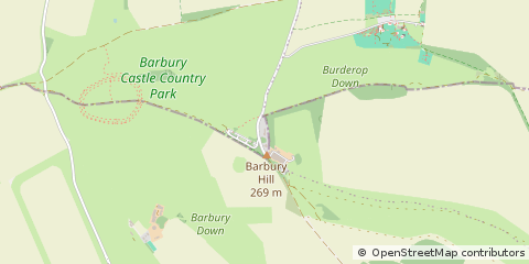 Map of Wroughton, Wiltshire
