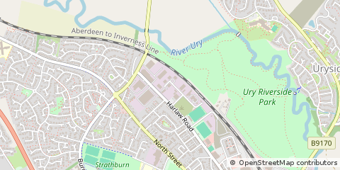 Map of Inverurie