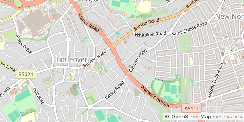 Map of Derby