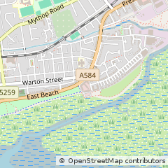 Map of Lytham ST. Annes