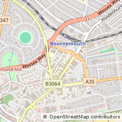 Map of Bournemouth, Dorset