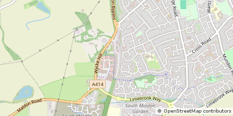 Map of Maldon, Essex