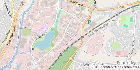 Map of Swansea