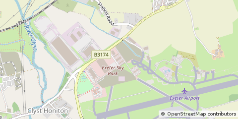 Map of Exeter, Devon