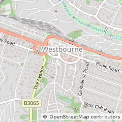 Map of Bournemouth, Dorset
