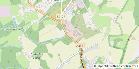 Map of Wickham, Hampshire