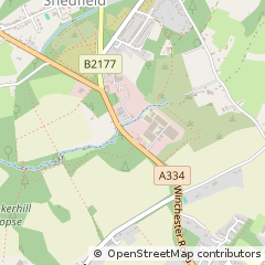 Map of Wickham, Hampshire