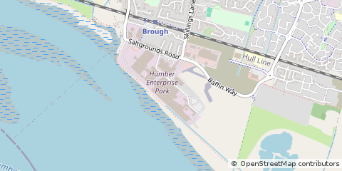 Map of Brough, East Yorkshire