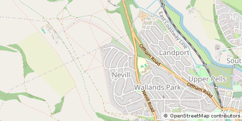Map of Lewes