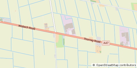 Map of Wisbech, Cambs