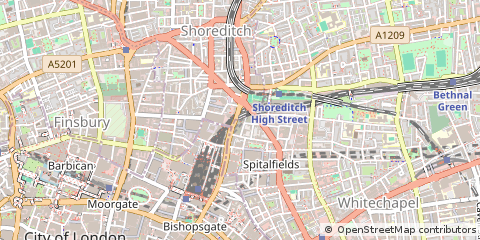 Map of London, Oxfordshire
