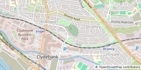 Map of Clydebank