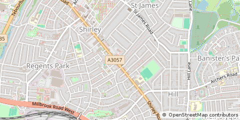 Map of Southampton