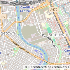 Map of Cardiff
