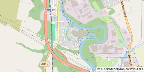 Map of Dumbarton