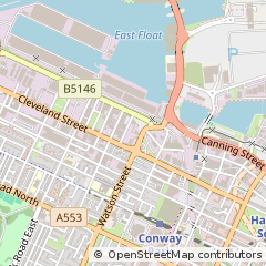 Map of Birkenhead, Wirral
